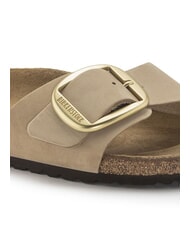 BIRKENSTOCK MADRID BIG BUCKLE Slipper aus Nubukleder Sandburg - Damenschuhe - 5