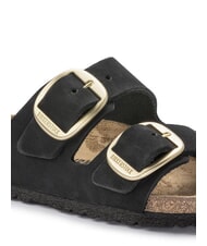 BIRKENSTOCK ARIZONA BIG BUCKLE Slipper-Sandale aus Nubukleder Schwarz - Damenschuhe - 5