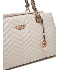 GUESS ANNING Gesteppte Tasche mit Kettengriffen STEIN - Damentaschen - 3