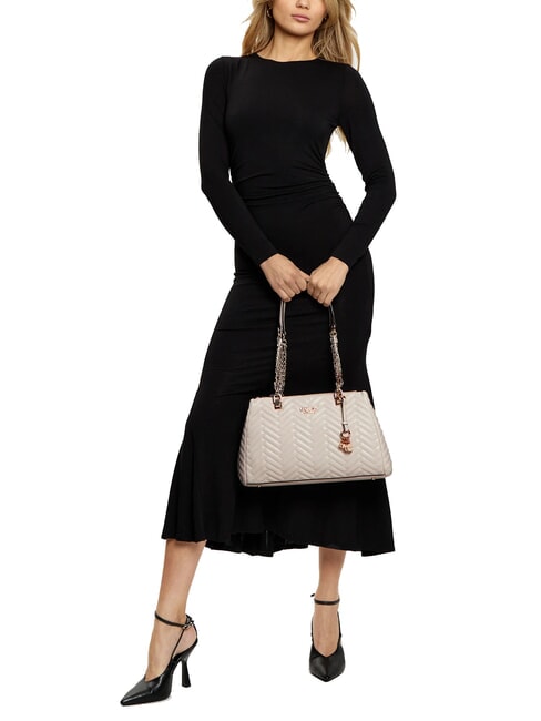 ANNING Gesteppte Tasche mit Kettengriffen STEIN - Damentaschen