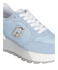 LIUJO AMAZING 25 Sneakers aus Wildleder und Mesh port/hellgold - Damenschuhe - 4