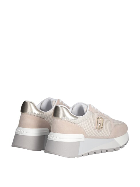 AMAZING 25 Sneakers aus Wildleder und Mesh Sand/Hellgold - Damenschuhe