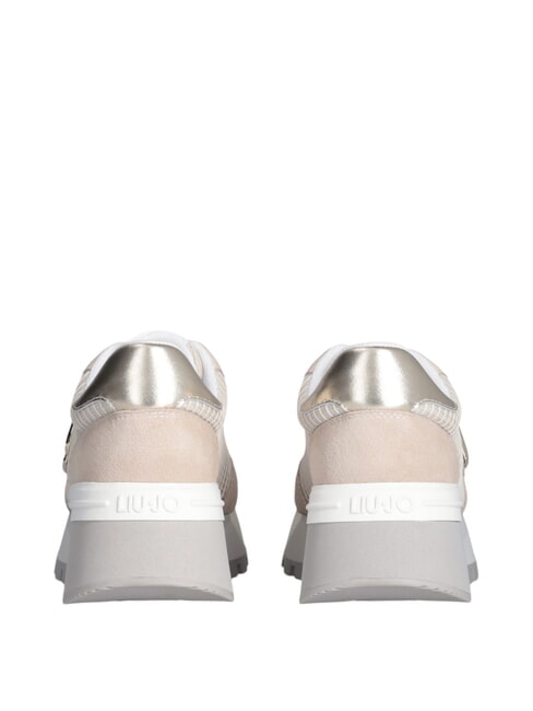 AMAZING 25 Sneakers aus Wildleder und Mesh Sand/Hellgold - Damenschuhe