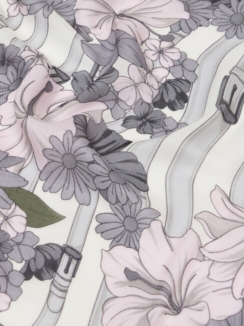 FLOWER METALLERIA Schal mit Aufdruck SCHWARZ - Schals