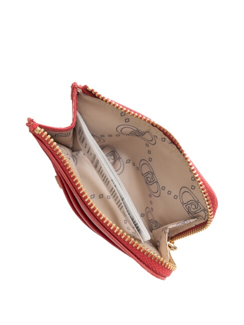 CALIWEN Kartenetui mit Reißverschluss Pompejanisches Rot - Brieftaschen Damen