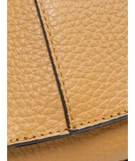 GIANNI CHIARINI HELENA ROUND Ledertasche mit doppeltem Schultergurt Natur - Damentaschen - 4