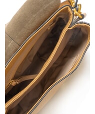 GIANNI CHIARINI HELENA ROUND Ledertasche mit doppeltem Schultergurt Natur - Damentaschen - 5