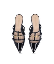 PINKO GIANIRA Ballerinas aus Lackleder schwarze Limousine - Damenschuhe - 6