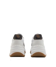 GUESS HAPYY  Hohe Turnschuhe Weiss-braun - Damenschuhe - 4