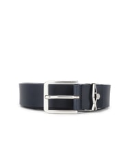 ARMANI EXCHANGE A|X METALLIC LOGO Ledergürtel, kürzbar Navy blau - Gürtel - 3
