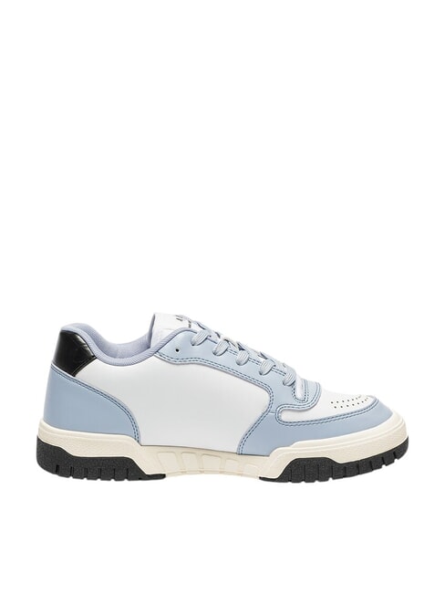 AX LOGO Turnschuhe op.wei&szlig;+blau - Damenschuhe