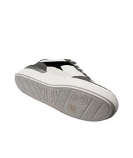 ARMANI EXCHANGE A|X Sneakers aus Mesh-Stoff cremefarben + schwarz - Herrenschuhe - 3