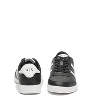ARMANI EXCHANGE A|X STRIPES Turnschuhe schwarz+op.weiß - Herrenschuhe - 7