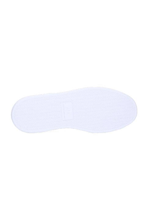 AX LOGO EMBOSSED Turnschuhe Op.Wei&szlig;+Blassgold - Damenschuhe