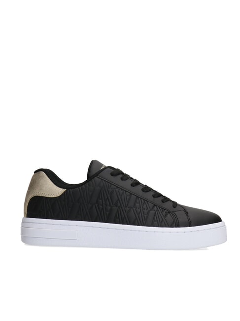 AX LOGO EMBOSSED Turnschuhe schwarz+blassgold - Damenschuhe
