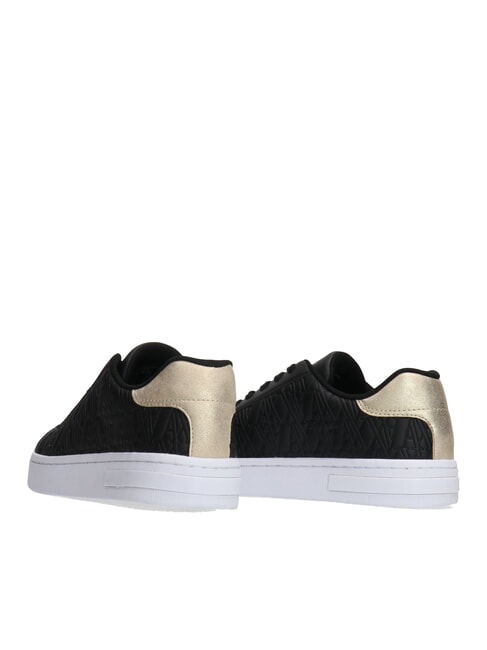 AX LOGO EMBOSSED Turnschuhe schwarz+blassgold - Damenschuhe