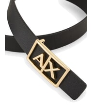 ARMANI EXCHANGE A|X BUCKLE Gürtel mit Maxi-Logo - Gürtel