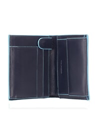 PIQUADRO BLUE SQUARE Vertikale Lederbrieftasche - Brieftaschen Herren