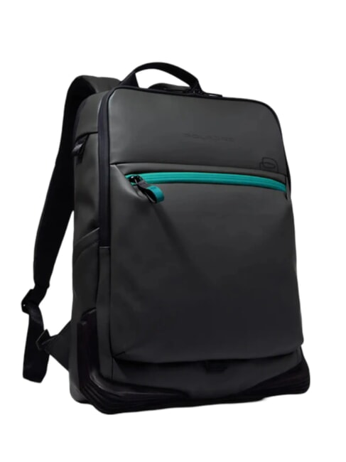 CORNER SPECIALE GOMMATO 15,6-Zoll-Laptop-Rucksack Schwarz - PC-Rucks&auml;cke
