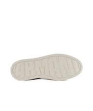 ARMANI EXCHANGE AX LOGO Plateau-Sneaker schwarz+blassgold - Damenschuhe - 6