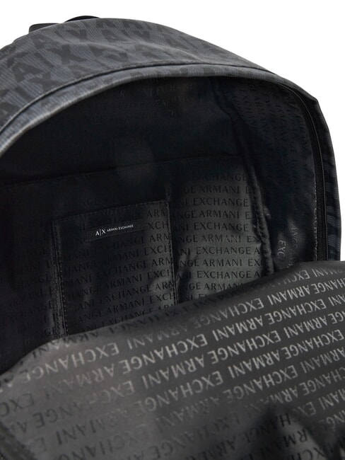 A|X LOGO ALL OVER 15,6-Zoll-Laptop-Rucksack asphalt/schwarz - PC-Rucksäcke