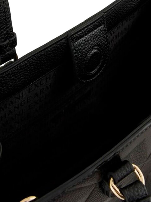 A|X MONOGRAM Schulter-Shopper-Tasche Schwarz Schwarz - Damentaschen