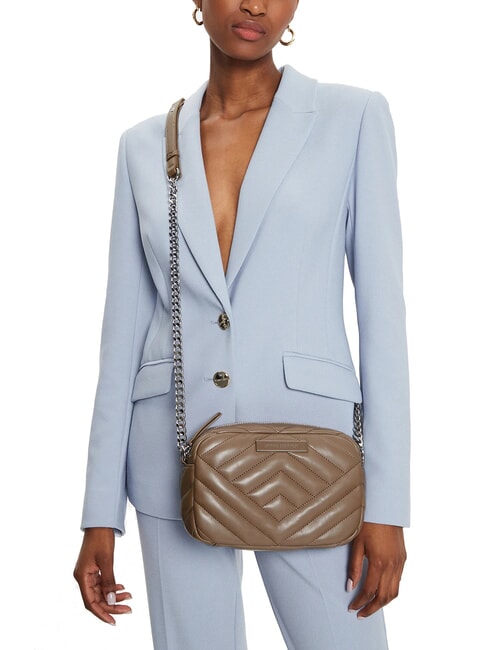 VICTORIA Matelassé-Schlafzimmertasche dunkler Pisco - Damentaschen