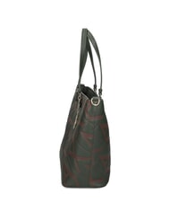 ARMANI EXCHANGE LOGO EMBOSSED Schulter-Shopper-Tasche dunkler Absinth/Likör - Damentaschen - 4