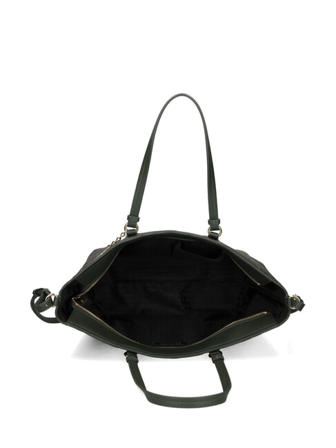 LOGO EMBOSSED Schulter-Shopper-Tasche dunkler Absinth/Likör - Damentaschen