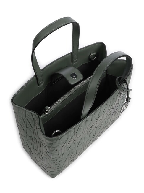 LOGO EMBOSSED Handshopper, mit Schultergurt Absinth - Damentaschen