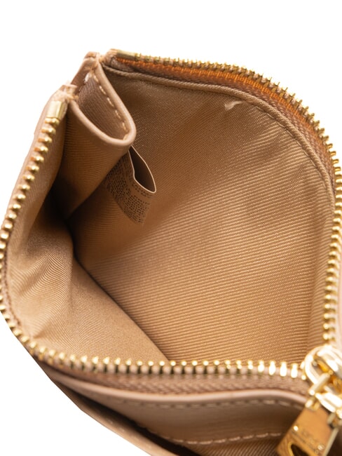 METALLIC LOGO Flaches Kartenetui mit Münzfach Sand - Brieftaschen Damen