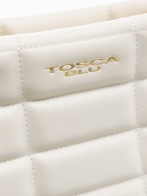 PONZA Shopper-Tasche mit Kettengriffen Weiß - Damentaschen