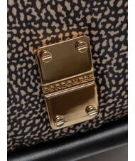 BORBONESE CAHIER HOBO SMALL Umhängetasche mit Schultergurt OP / NATUR / SCHWARZ - Damentaschen - 4