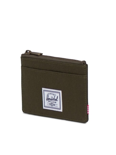 OSCAR Flaches Kartenetui mit Reißverschluss Efeu - Brieftaschen Herren