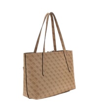 GUESS BRENTON  Umhängetasche mit Clutch MILCH-LOGO - Damentaschen - 2