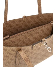 GUESS BRENTON  Umhängetasche mit Clutch MILCH-LOGO - Damentaschen - 3