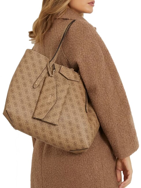 BRENTON  Umhängetasche mit Clutch MILCH-LOGO - Damentaschen