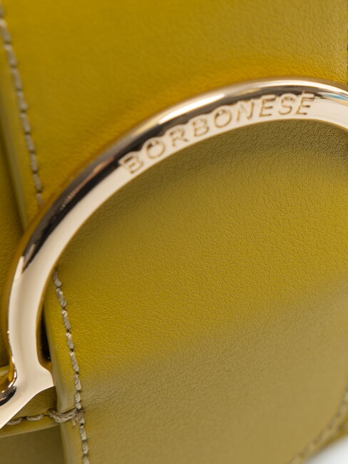 110  Mikro-Umhängetasche aus Leder Grün - Damentaschen