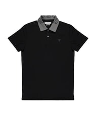 GUESS NOLAN SS Stretch-Kurzarm-Poloshirt jetbla - Herren-Polo-Shirts/Herren-Polo-Shirt/Herrenpoloshirt/Herrenpoloshirts - 4
