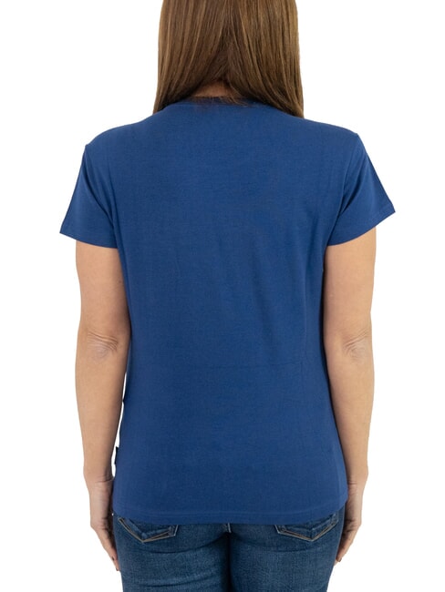 VATICI Stretch-T-Shirt dunkelblau/silber - T-Shirts und Tops für Damen
