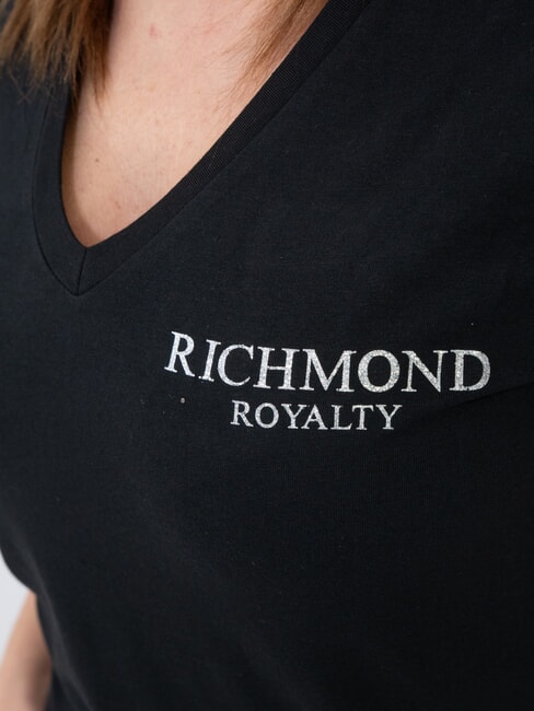 VATICI Stretch-T-Shirt schwarz/silber dunkel - T-Shirts und Tops für Damen