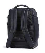 PIQUADRO CRONUS Lederrucksack, 14-Zoll-Laptophalter Blau - PC-Rucks&auml;cke - 2
