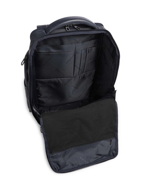 CRONUS Lederrucksack, 14-Zoll-Laptophalter Blau - PC-Rucks&auml;cke