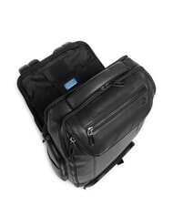 PIQUADRO CRONUS Lederrucksack, 14-Zoll-Laptophalter Schwarz - PC-Rucks&auml;cke - 5