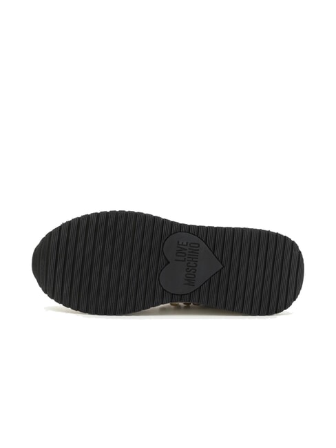 DUNE 30 Sneakers mit herzförmigen Nieten weiß/silber10 - Damenschuhe