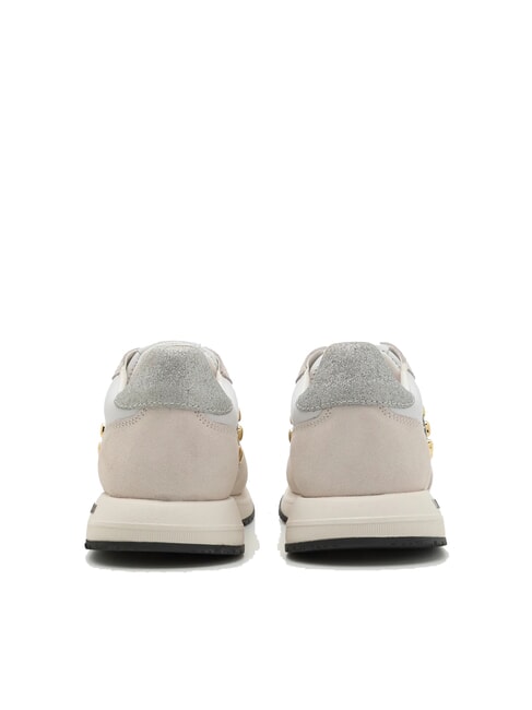 DUNE 30 Sneakers mit herzf&ouml;rmigen Nieten wei&szlig;/silber10 - Damenschuhe