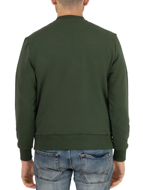 CONNECTIVE Sweatshirt mit Rundhalsausschnitt und Logo botanisch - Sweatshirts Herren