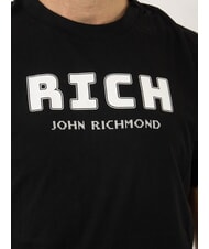 JOHN RICHMOND KUHSE T-Shirt mit Logo-Print Schwarz - Herren-T-Shirts - 3