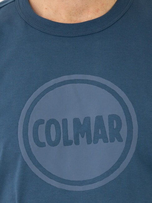 FRIDA Baumwoll-T-Shirt mit Logo dunkelblau - Herren-T-Shirts