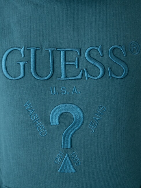 BEAU  Kapuzenpullover echtes Blaugrün - Sweatshirts Herren